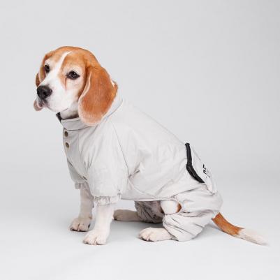 Комбинезон с кармашком для собак, 3XL, серый – фото 5