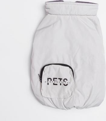 Комбинезон с кармашком для собак, M, серый – фото 5