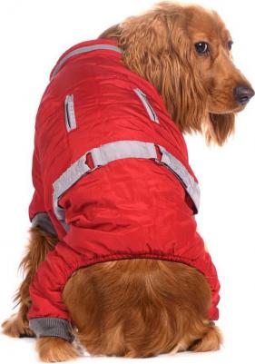 Комбинезон с поясом для собак, 3XL, красный (девочка) – фото 1