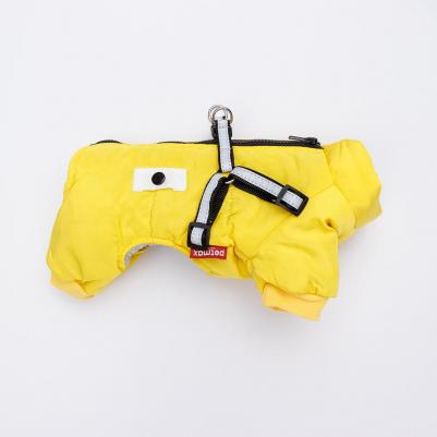 Комбинезон со шлейкой для собак, S, желтый – фото 1