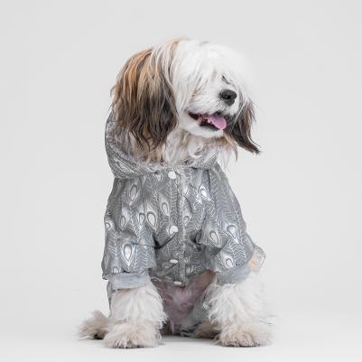 Комбинезон светоотражающий для собак, L, серый – фото 2