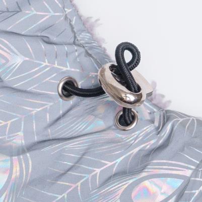 Комбинезон светоотражающий для собак, L, серый – фото 3