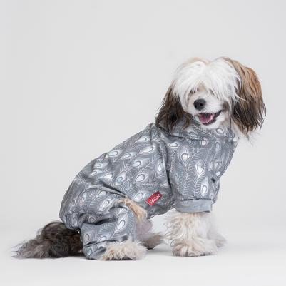 Комбинезон светоотражающий для собак, L, серый – фото 7
