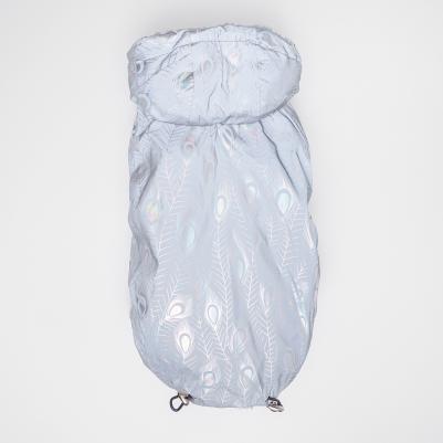 Комбинезон светоотражающий для собак, M, серый – фото 4