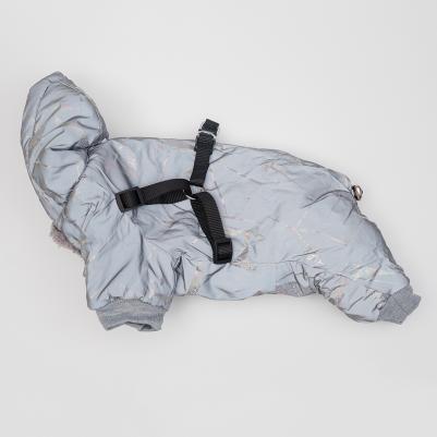 Комбинезон светоотражающий со шлейкой, 3XL, серый (девочка) – фото 8