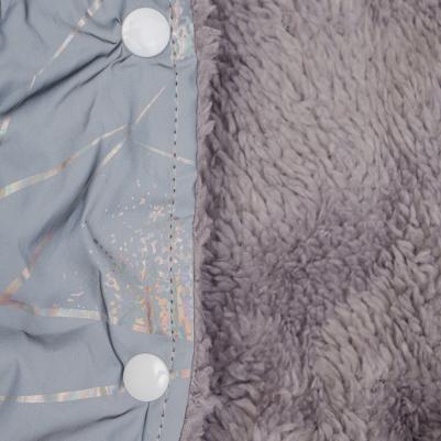 Комбинезон светоотражающий со шлейкой, S, серый (девочка) – фото 3