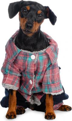 Костюм с рубашкой для собак L розовый (девочка) – фото 8