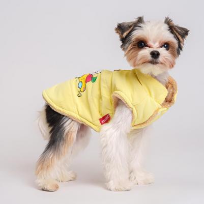 Куртка для собак, M, желтая – фото 5