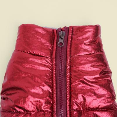 Куртка для собак на замке, XL, красная – фото 9