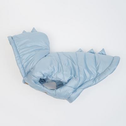 Куртка дракоша с капюшоном для собак, 2XL, голубая – фото 5