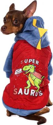 Куртка с капюшоном для собак 3XL красный (унисекс) – фото 1