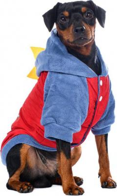 Куртка с капюшоном для собак 3XL красный (унисекс) – фото 8