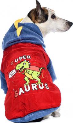 Куртка с капюшоном для собак 3XL красный (унисекс) – фото 9