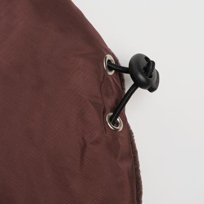 Куртка со шлейкой для собак, 4XL, коричневая – фото 7