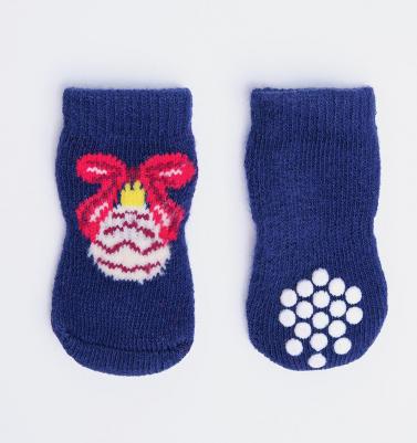 Носки синие елочный шар M – фото 1