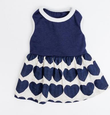 Платье для собак и кошек, XL, синее – фото 1