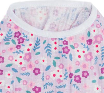 Платье для собак в цветочек L фиолетовый (девочка) – фото 3