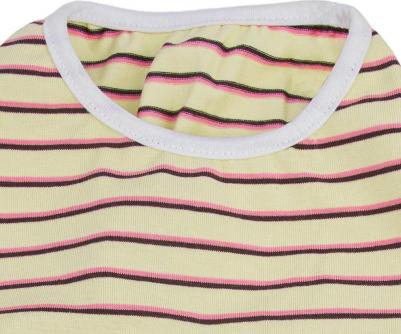 Платье для собак в полоску 2XL желтый (девочка) – фото 1