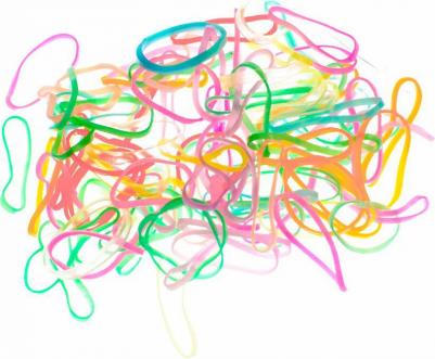 Резинки для шерсти латексные 15мм*100шт