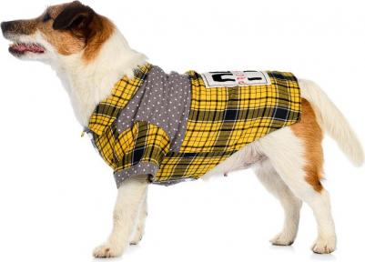 Рубашка для собак 2XL желтый (унисекс)