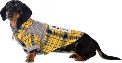 Рубашка для собак 2XL желтый (унисекс) – фото 2