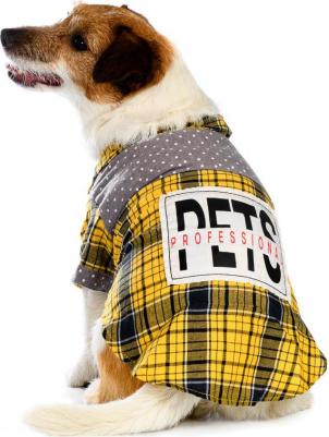 Рубашка для собак 2XL желтый (унисекс) – фото 4