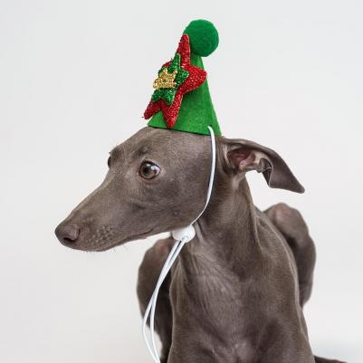 Шляпка звезда красно-зеленая Merry Christmas – фото 4