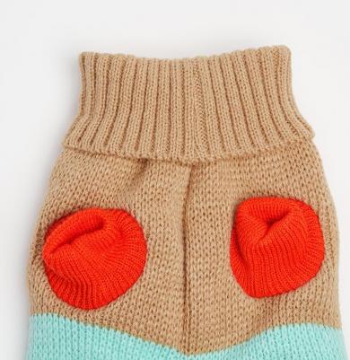 Свитер полосатый с овечкой для собак, 3XL – фото 5