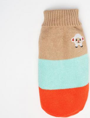 Свитер полосатый с овечкой для собак, 4XL – фото 3