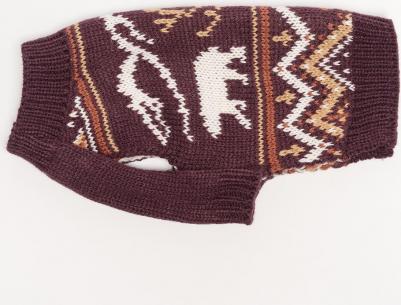 Свитер с медведем для собак, 5XL, фиолетовый – фото 5