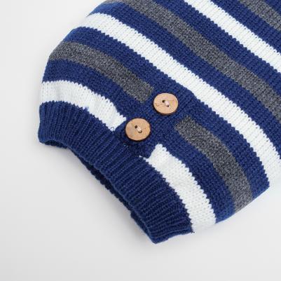 Свитер в полоску для собак, 4XL, синий (унисекс) – фото 1