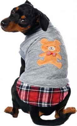 Толстовка для собак 3XL серый (унисекс) – фото 4