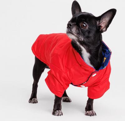 Жилетка двусторонняя для собак, XS, красная – фото 9