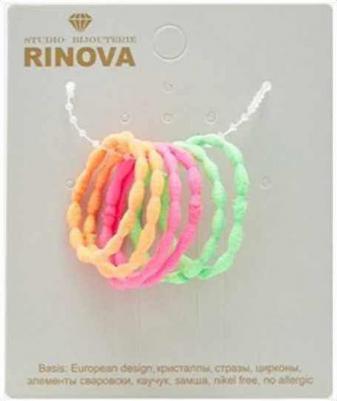 Набор резинок для собачьих волос удобных волной, 6 штук на бирке