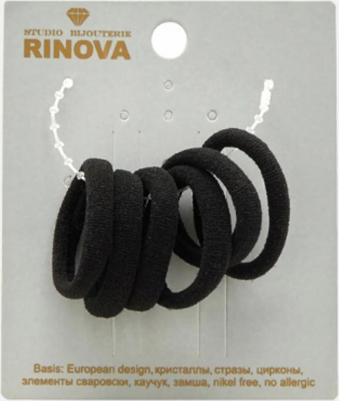 Резинка для собачьих волос, черная малая 2,5-3,5 см, 6 штук на бирке