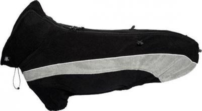 попона из флиса, длина спины собаки, черная, 25x36x26 см – фото 2