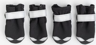 Ботинки на липучках для собак, 2XL, черный 4680368406377