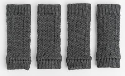 Гетры для собак, S, серый