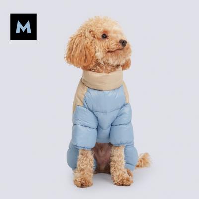 Комбинезон бежево-голубой на замке(в мешочке) M – фото 5