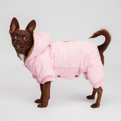 Комбинезон для собак, M, розовый (девочка) – фото 4