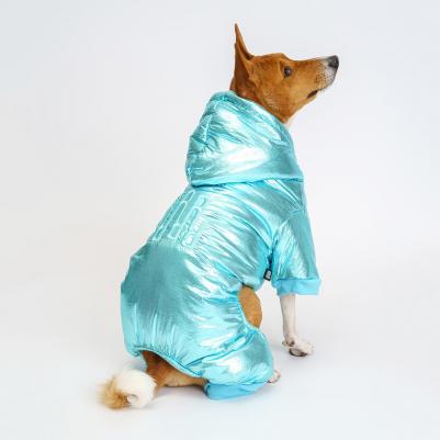 Комбинезон голубой металлик L