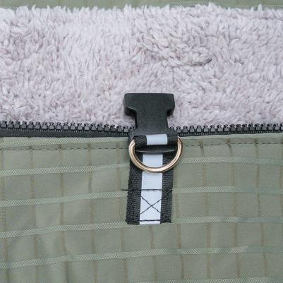 Комбинезон на замке для собак, M, зеленый – фото 4