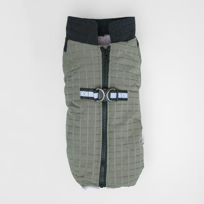 Комбинезон на замке для собак, M, зеленый – фото 7