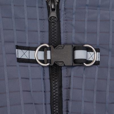 Комбинезон на замке для собак, S, синий – фото 4