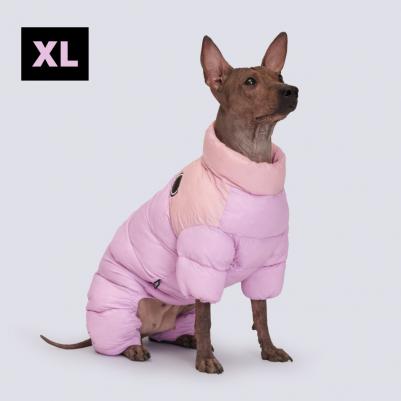 Комбинезон на замке для собак, XL, розово-сиреневый (в мешочке) – фото 2