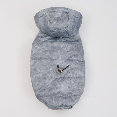 Комбинезон с капюшоном для собак, 2XL, серый – фото 4