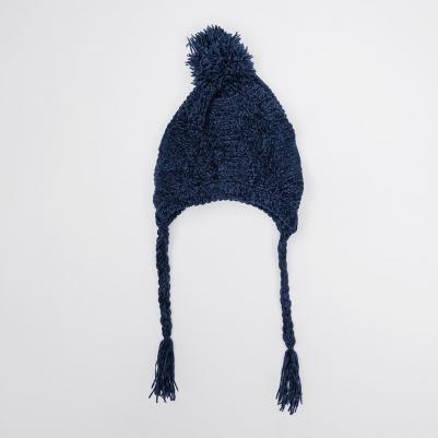 Комплект из шенилла для собак, шапка 18х16 см, шарф 60х8 см, графитовый – фото 5