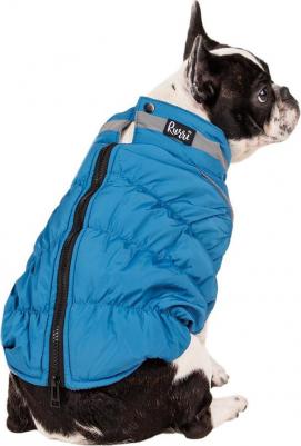 Куртка на молнии для собак Французский бульдог 5 4XL синий (унисекс)