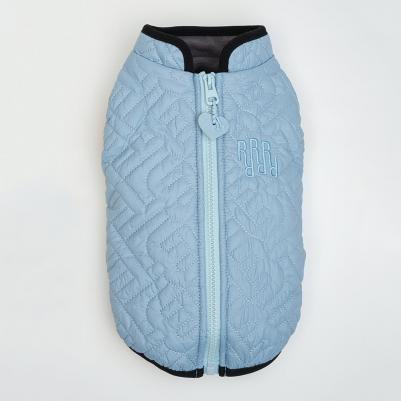 Куртка на замке для собак, 2XL, голубая – фото 7