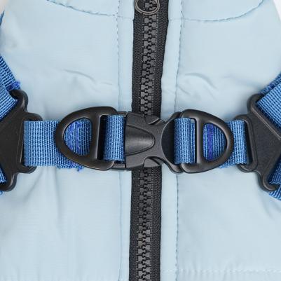 Куртка со шлейкой для собак, 5XL, голубая – фото 1